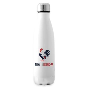 Allez La France Design Supporter Sportif football - Bouteille isotherme - blanc - Droite