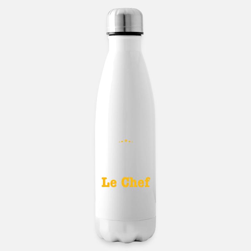 mais c'est moi le chef - Bouteille isotherme - blanc