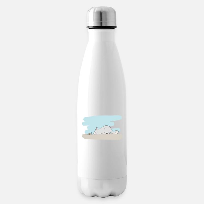Design illustré avec Viscacha - Bouteille isotherme - blanc