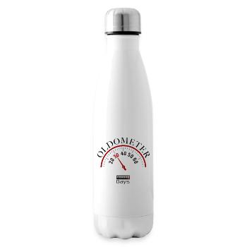 Oldometer 30th birthday - Insulated Water Bottle - white - Right