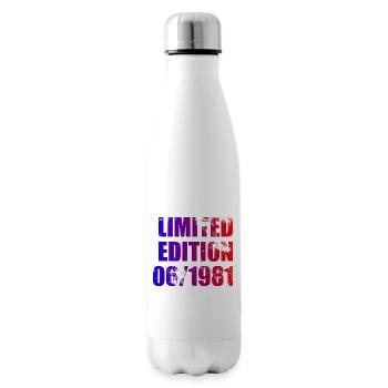 44e anniversaire Edition limitée 06/1981 - Bouteille isotherme - blanc - Droite