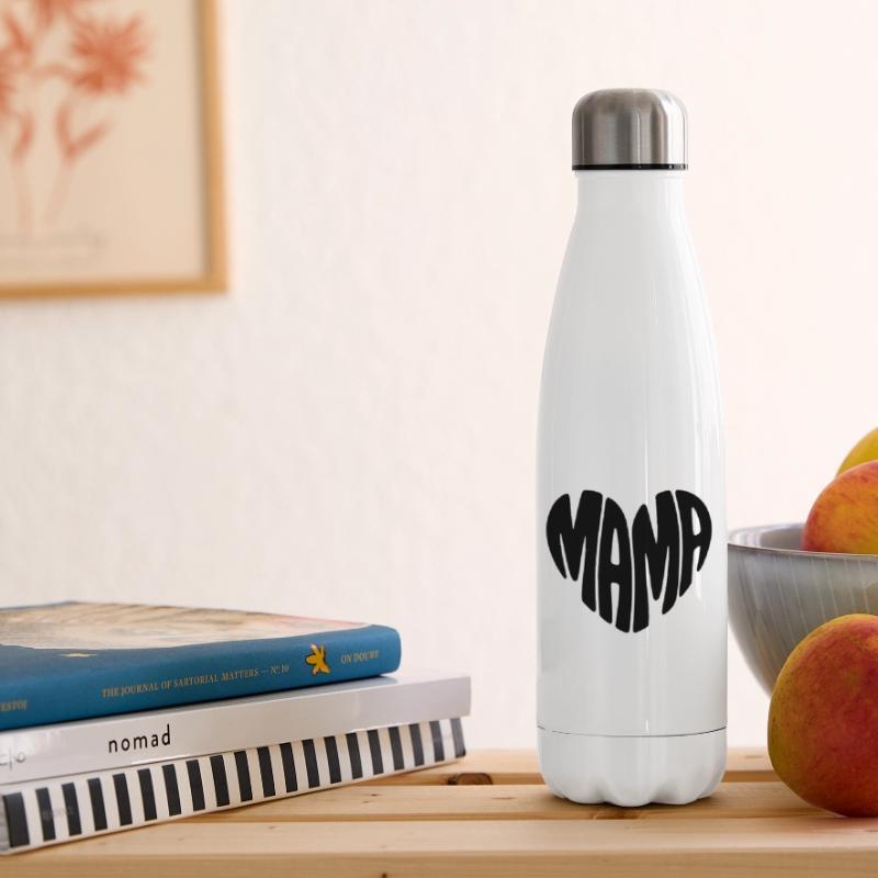 Mama Herz Form Mutter Herzform Muttertag Geschenk Isolierflasche