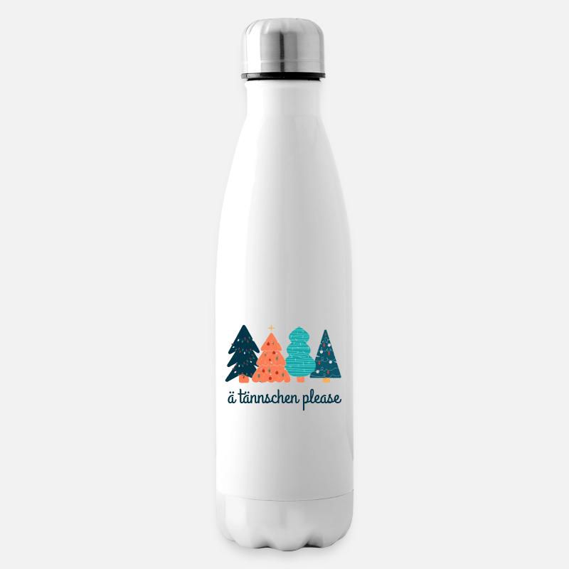Ä tännschen please - Christmas Tree - Isolierflasche - Weiß