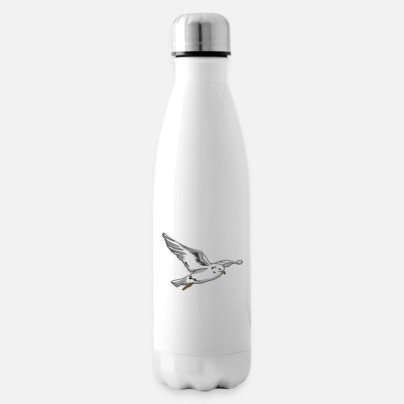 Seagull - Isolierflasche - Weiß