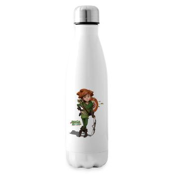 Robin Hood Schlitzohr Von Sherwood Mit Bogen - Isolierflasche - Weiß - Rechts