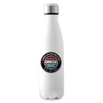 Le véritable oncle parfait - Bouteille isotherme - blanc - Droite