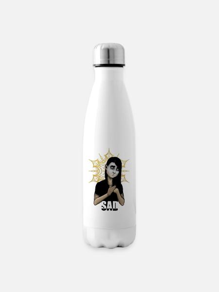 Traurig - Isolierflasche - Weiß