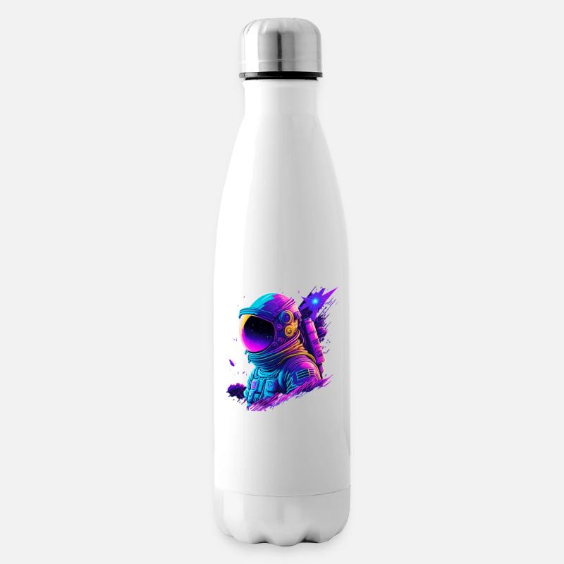 Synthwave Astronaut Space Explorer - Isolierflasche - Weiß