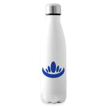 Motif N°3 - Bouteille isotherme - blanc - Droite