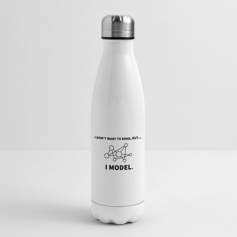 Model Data Science Computer Science Gift Insulated Water Bottle