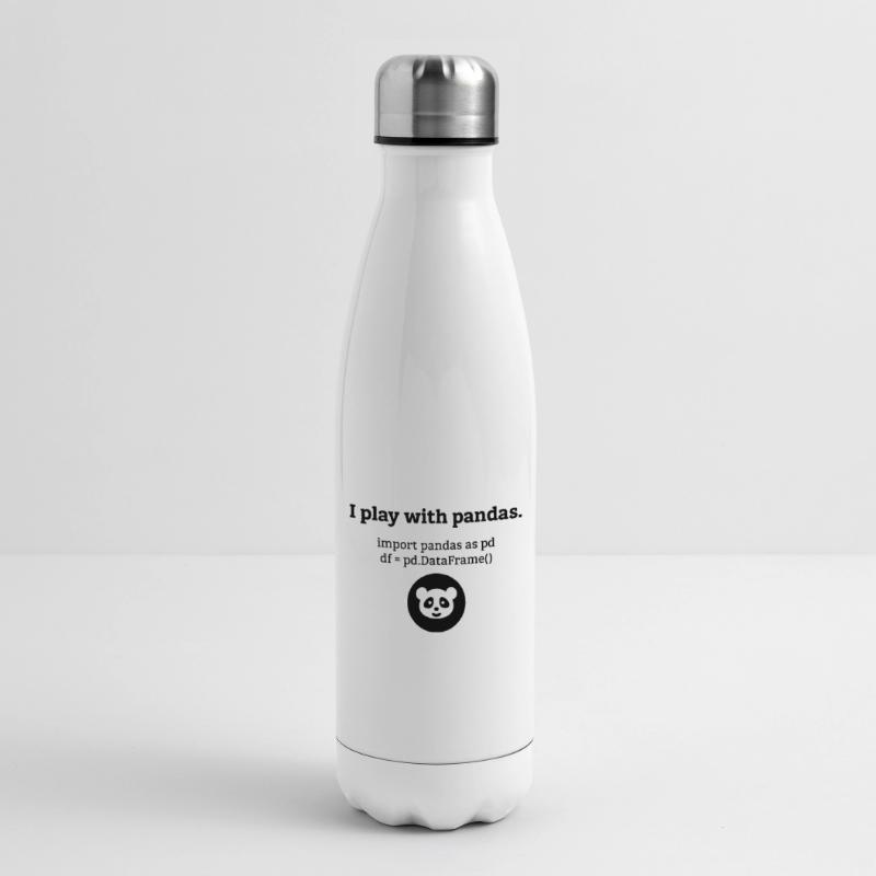 Pandas Data Science Computer Science Gift Insulated Water Bottle