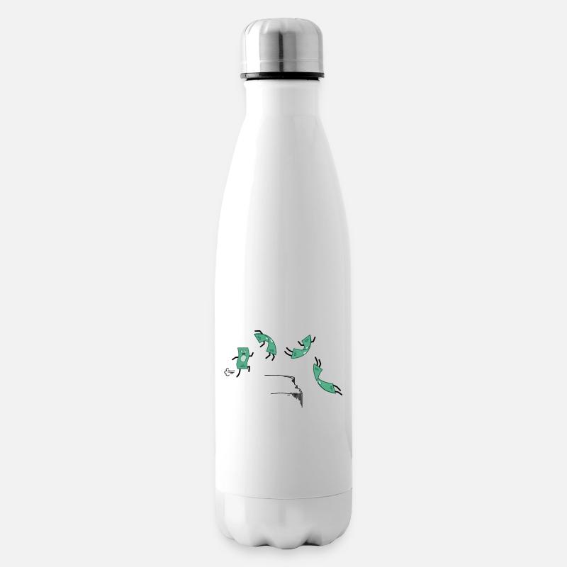 Inflation comique - Bouteille isotherme - blanc