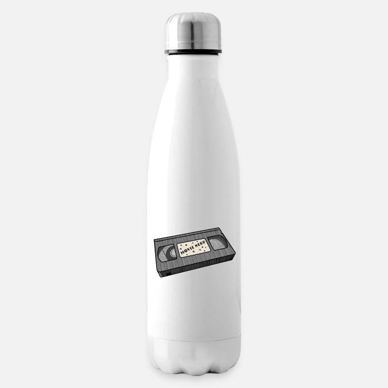 Nerd de cinéma - Bouteille isotherme - blanc
