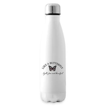 Schmetterling - Isolierflasche - Weiß - Rechts
