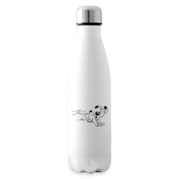 Asterix - Idéfix - Bouteille isotherme - blanc - Droite