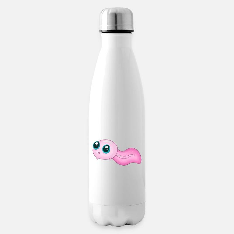 Mignon têtard rose - Bouteille isotherme - blanc