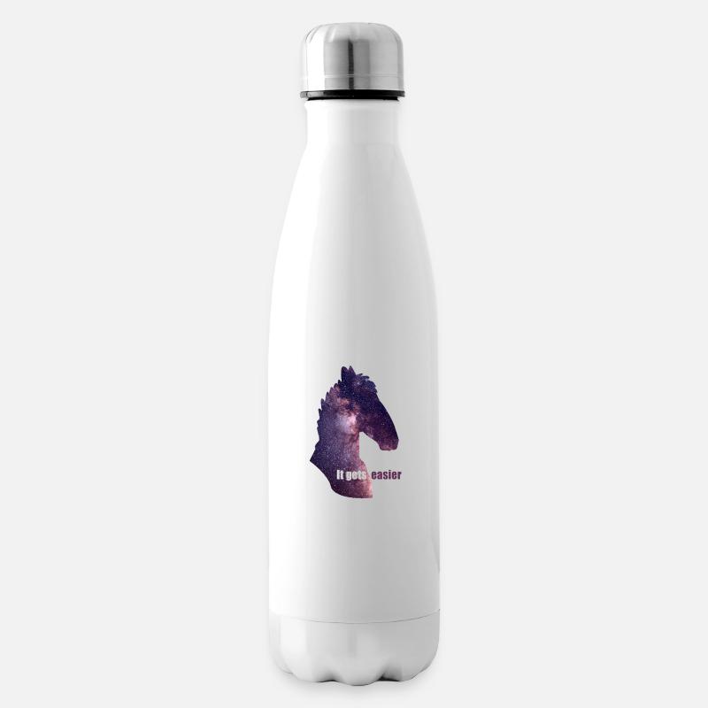 Cela devient plus facile - Bouteille isotherme - blanc