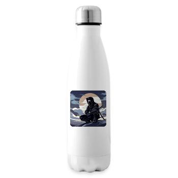 Mysterious Ninja Warrior - Insulated Water Bottle - white - Right