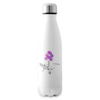 WHALE ON BALLOONS - Insulated Water Bottle - white - Right