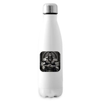 Stolzer Wikinger Krieger Germane - Isolierflasche - Weiß - Rechts