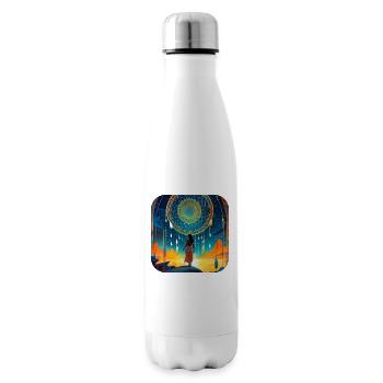 Mystische Fantasy Schamanin Zauberin - Isolierflasche - Weiß - Rechts