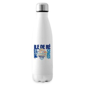 Ile de Ré Beach club - Insulated Water Bottle - white - Right