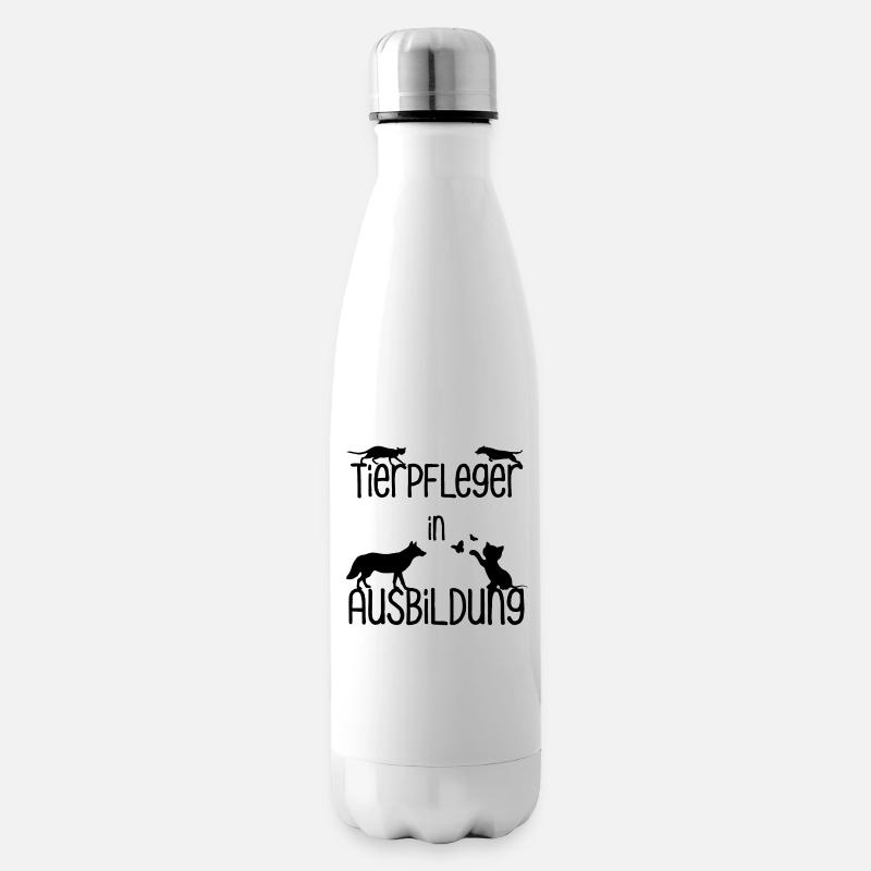 Tierpfleger Spruch -Tierpfleger in Ausbildung - Isolierflasche - Weiß