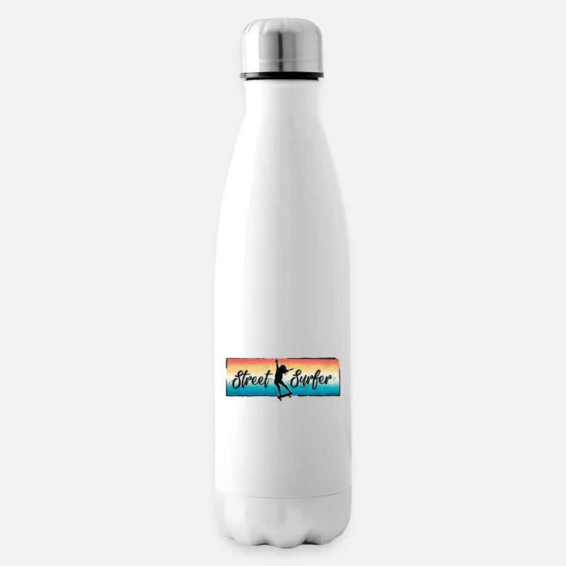 Surfeuse de rue - Bouteille isotherme - blanc