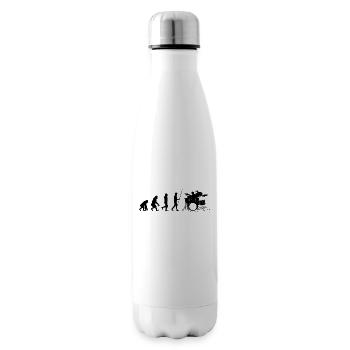 batteur - Bouteille isotherme - blanc - Droite