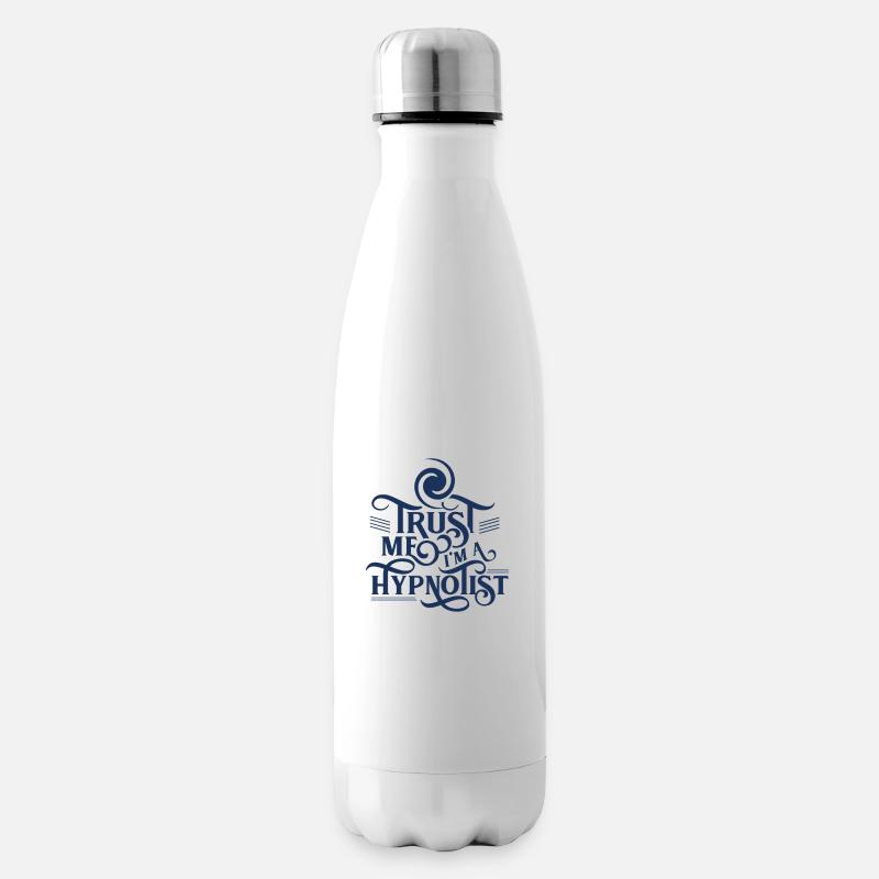 Team Hypnotist Hypnotic Hypnotize Hypnosis - Insulated Water Bottle - white