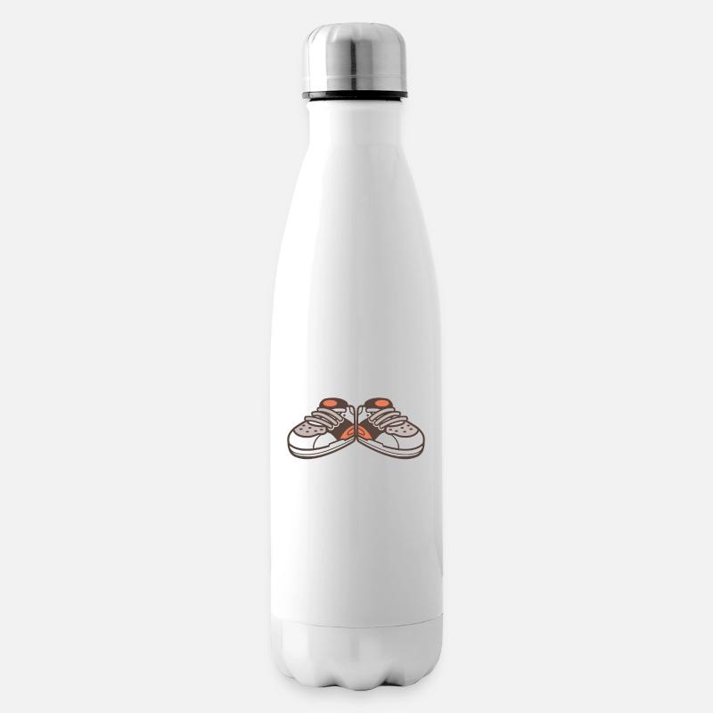 Sneaker Schuhe - Isolierflasche - Weiß