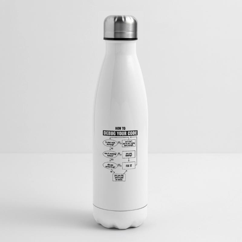 Programmiercode Codierung Lustiges Debug-Geschenk Isolierflasche