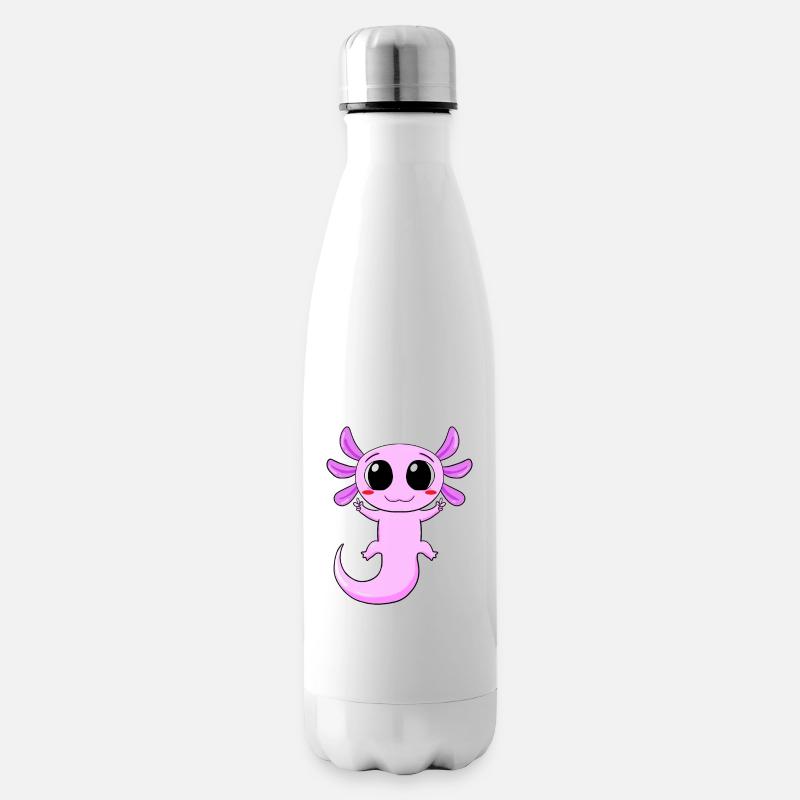 Axolotl Peace Zeichen - Isolierflasche - Weiß