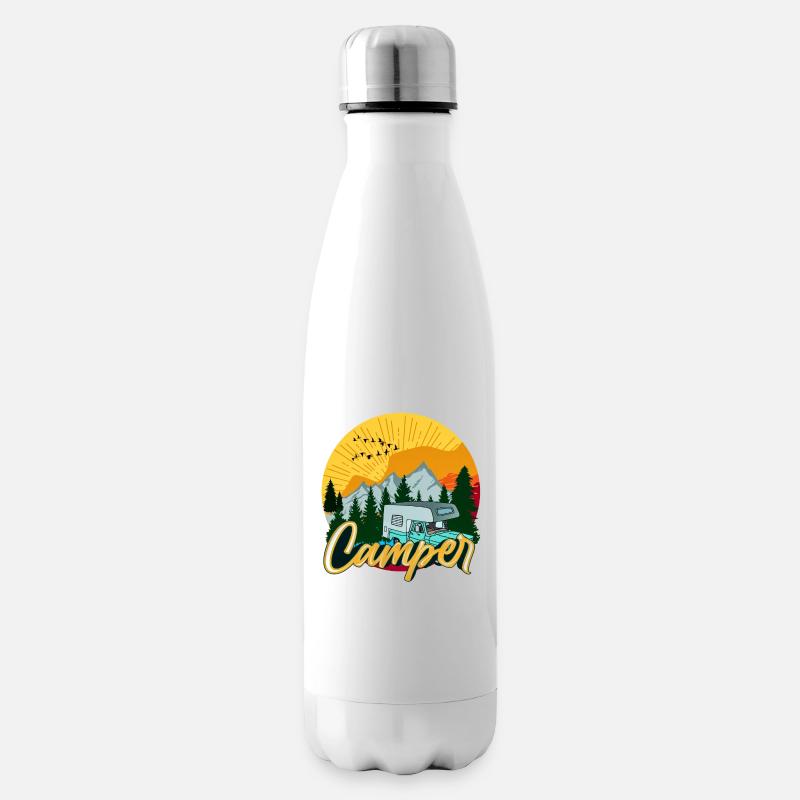 Campeur - Bouteille isotherme - blanc