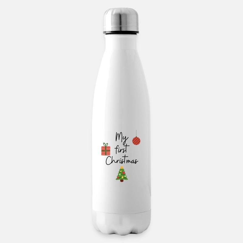 Mon premier Noël - Bouteille isotherme - blanc