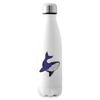 Unten im Meer - Isolierflasche - Weiß - Rechts