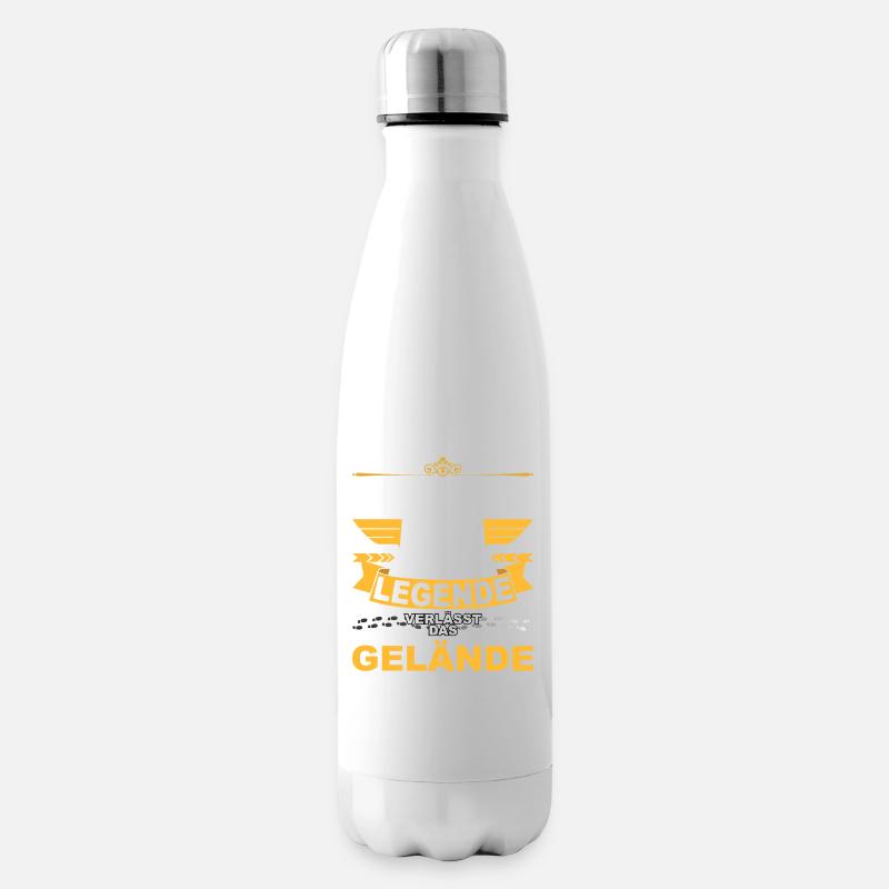 Rente 2024 - eine Legende verlässt das Gelände - Isolierflasche - Weiß