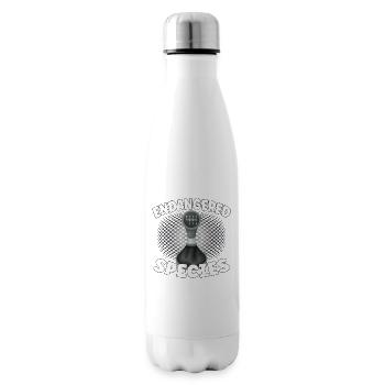 Espèces menacées - Conception de la combustion des moteurs - Bouteille isotherme - blanc - Droite