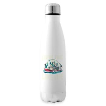 Living that lake life - Isolierflasche - Weiß - Rechts
