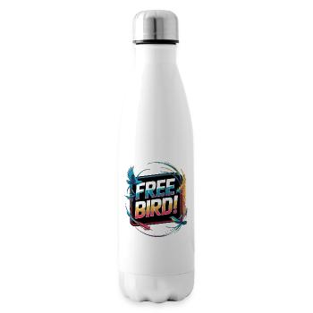 Free Bird - frei wie ein Vogel - Isolierflasche - Weiß - Rechts