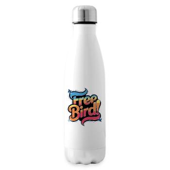 Free Bird - frei wie ein Vogel - Isolierflasche - Weiß - Rechts