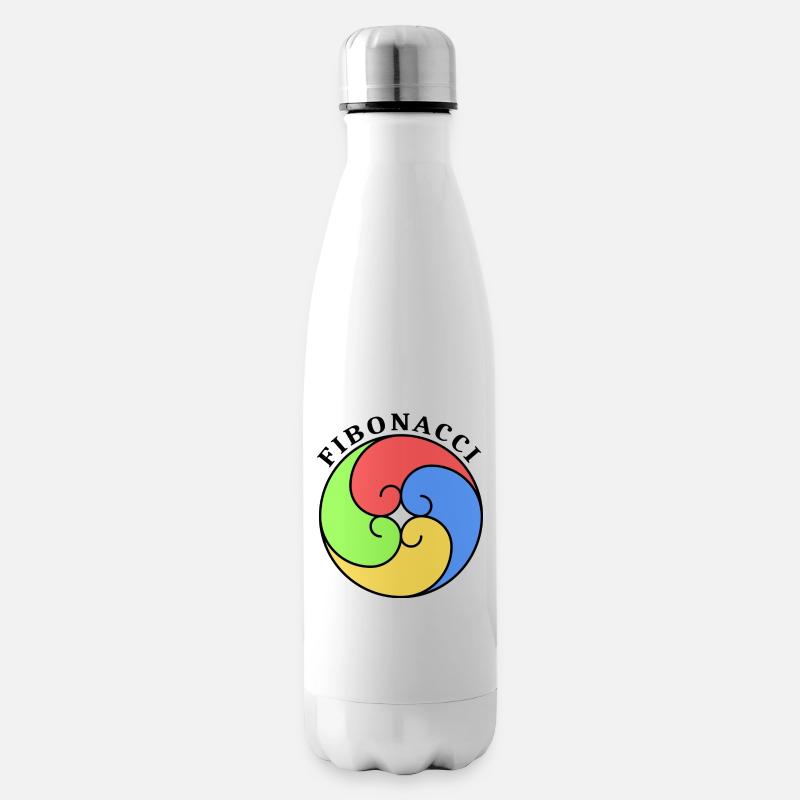 Fibonacci - Isolierflasche - Weiß