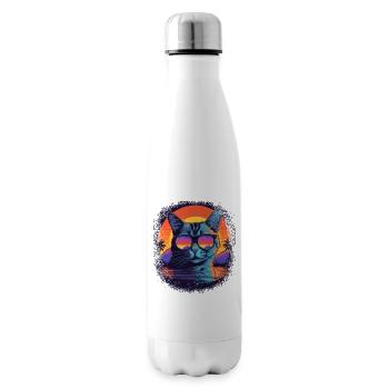 cool statement present idea sayings - Isolierflasche - Weiß - Rechts