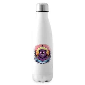 Panda Grumbler Funny Dictons Idée cadeau Drôle Koala - Bouteille isotherme - blanc - Droite