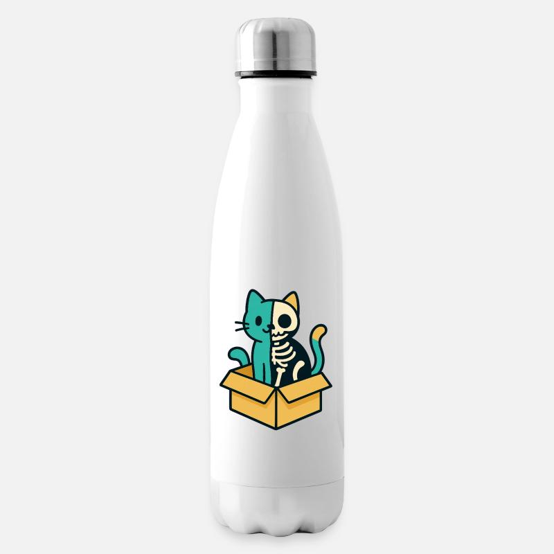 Schrödinger's Katze - Physik Design - Isolierflasche - Weiß