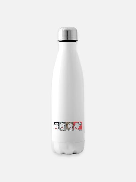 UNIQUE Artwork by CHP - Isolierflasche - Weiß