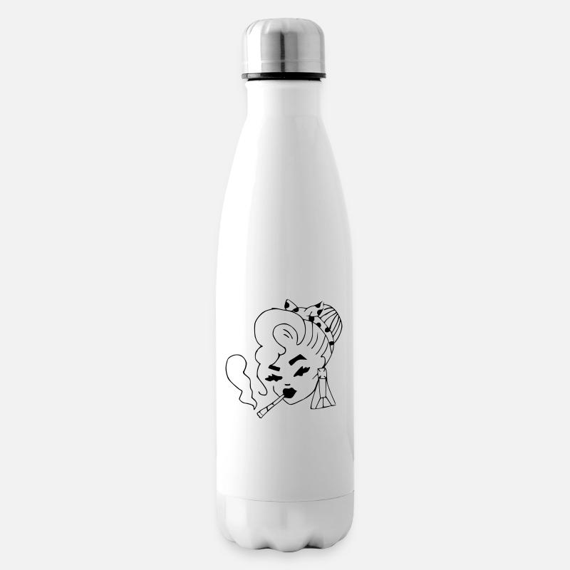 femme - Bouteille isotherme - blanc
