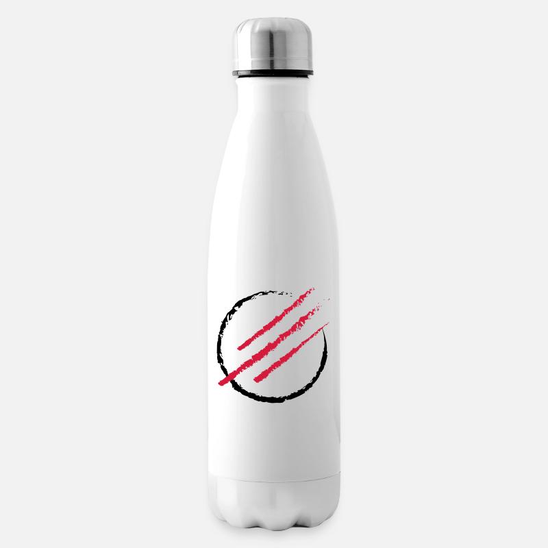 Grattez le Cercle - Bouteille isotherme - blanc