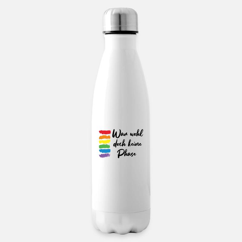 War wohl doch keine Phase LGBT Geschenk - Isolierflasche - Weiß