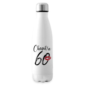 Chapitre 60 Ans Anniversaire Humour Cadeau - Bouteille isotherme - blanc - Droite